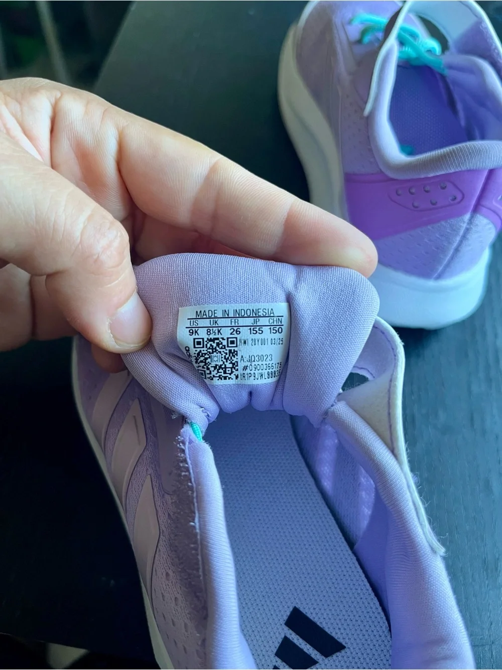 adidas light lavender